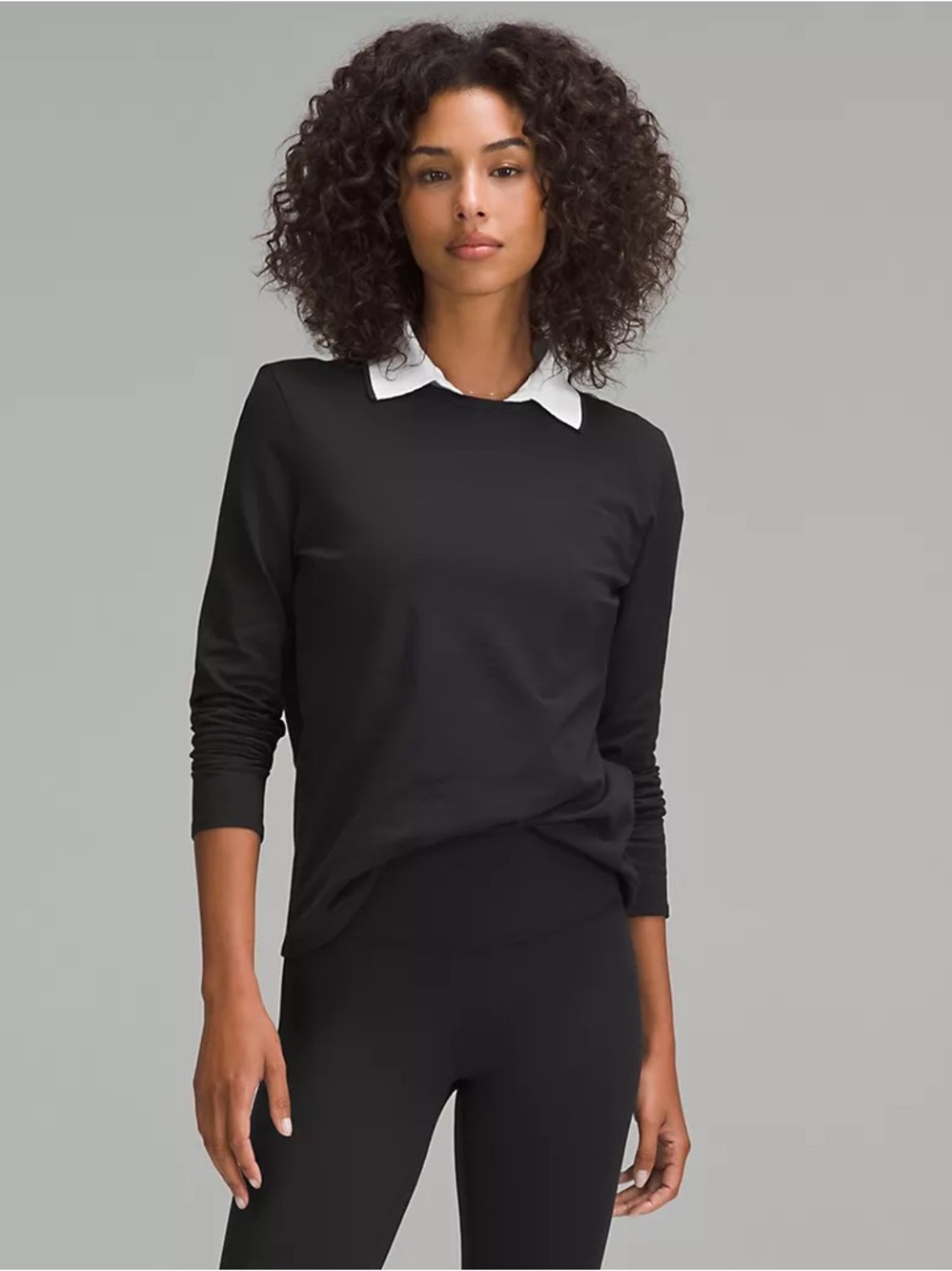 Lululemon Organic Cotton Crewneck Long-Sleeve Shirt